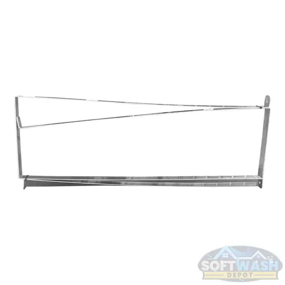 55-gallon vertical tank straps with heavy-duty metal mounting bracket, designed to secure poly tanks for soft wash systems, water storage, and chemical applications. - Soft Wash Depot