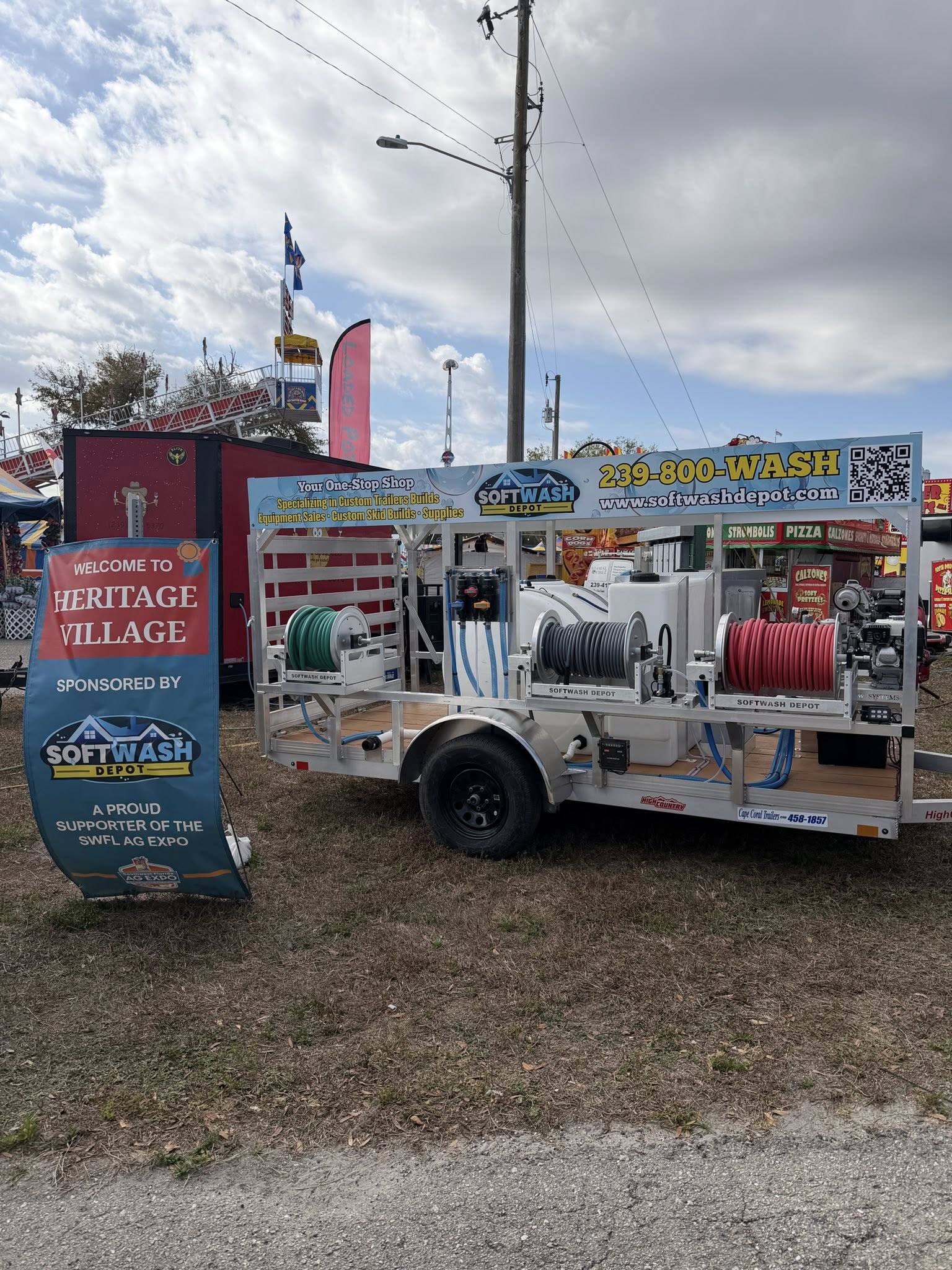 6' x 12' Soft Wash & Pressure Wash Aluminum Trailer Build w/ 8 GPM