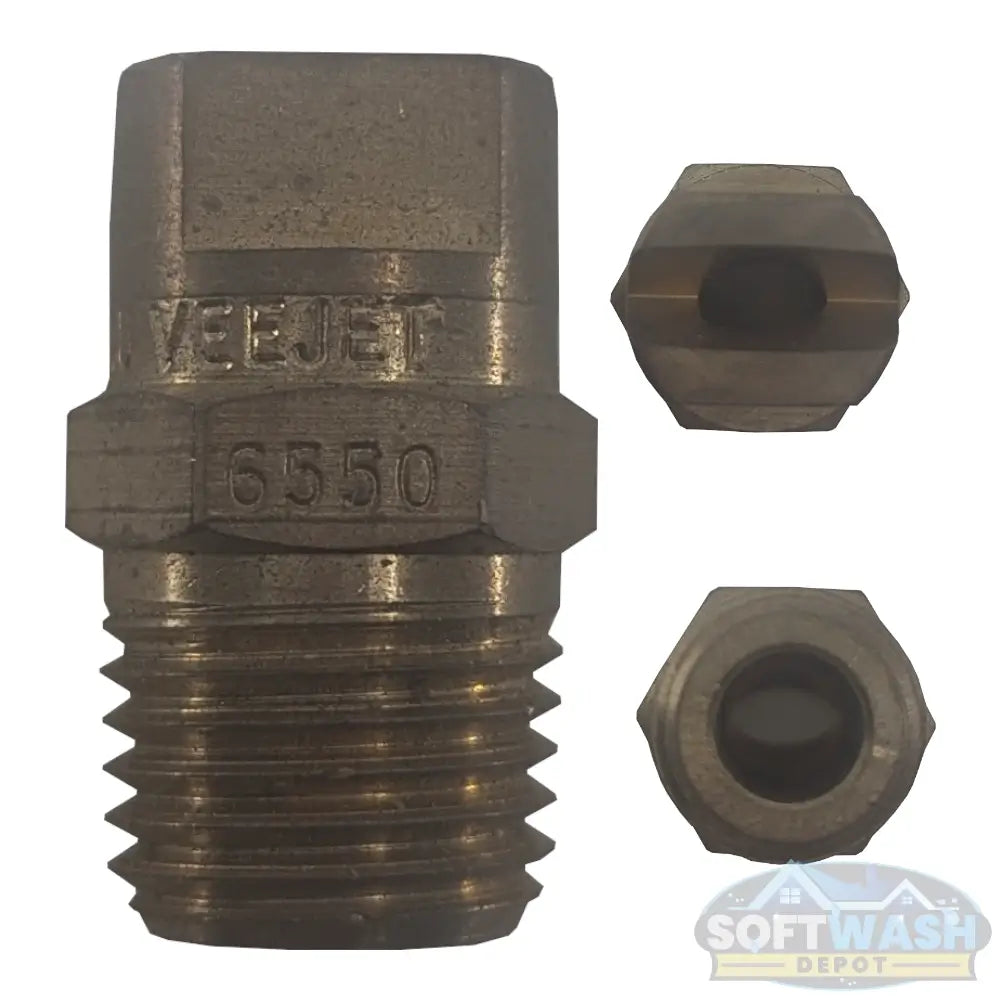 1/4" Meg Brass Softwash/Downstream Tips - precision-engineered brass spray nozzles for soft wash and downstream applications, corrosion-resistant and designed for professional cleaning performance. - Soft Wash Depot