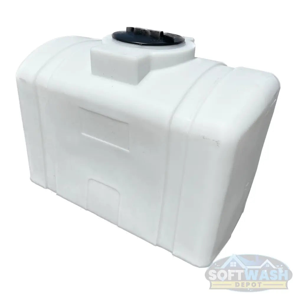 65 Gallon Poly Tank - durable polyethylene water storage tank designed for soft wash, chemical, and pressure washing systems, featuring threaded lid and reinforced construction. - Soft Wash Depot