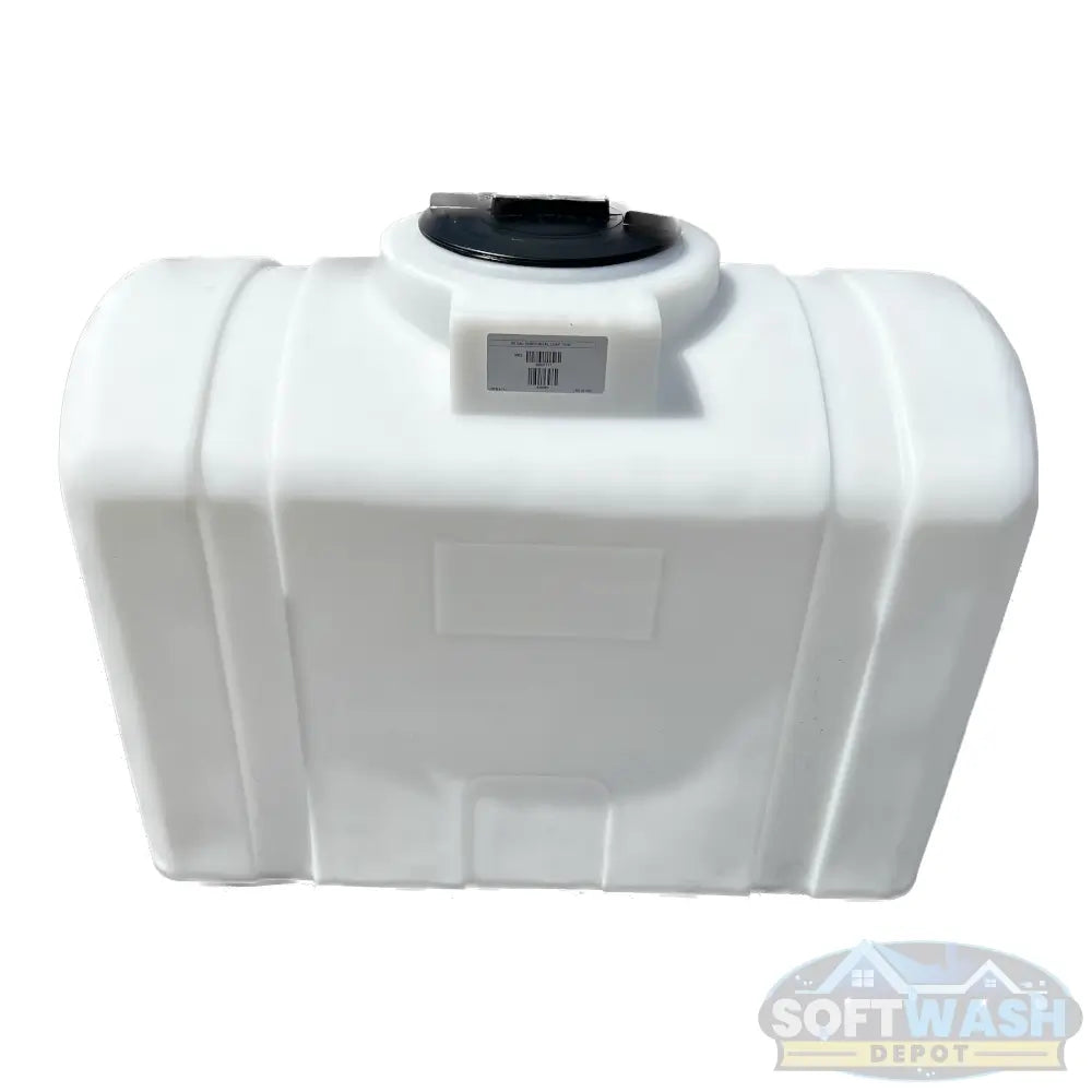 65 Gallon Poly Tank - durable polyethylene water storage tank designed for soft wash, chemical, and pressure washing systems, featuring threaded lid and reinforced construction. - Soft Wash Depot