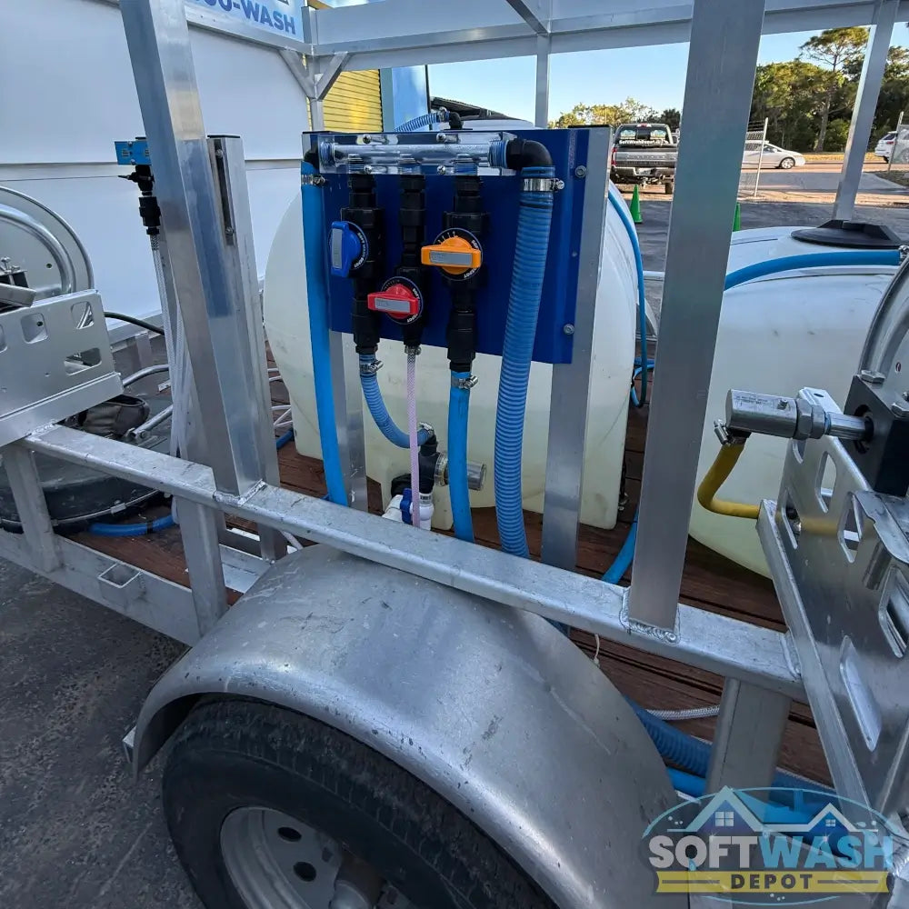 6' x 12' Aluminum Trailer Rental 8gpm & Gas Soft Wash System