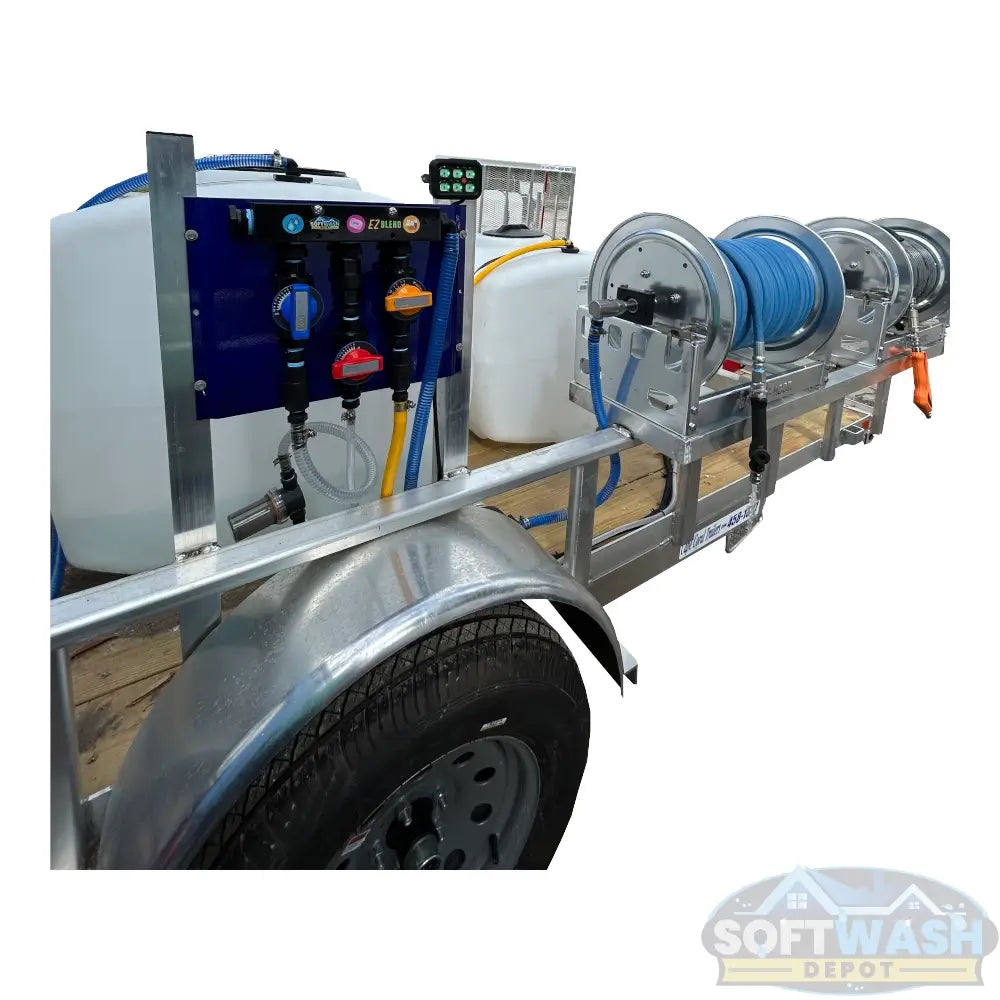 6' x 12' Soft Wash & Pressure Wash Aluminum Trailer Build w/ 8 GPM