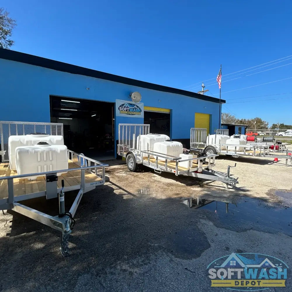 6' x 12' Soft Wash & Pressure Wash Aluminum Trailer Build w/ 8 GPM