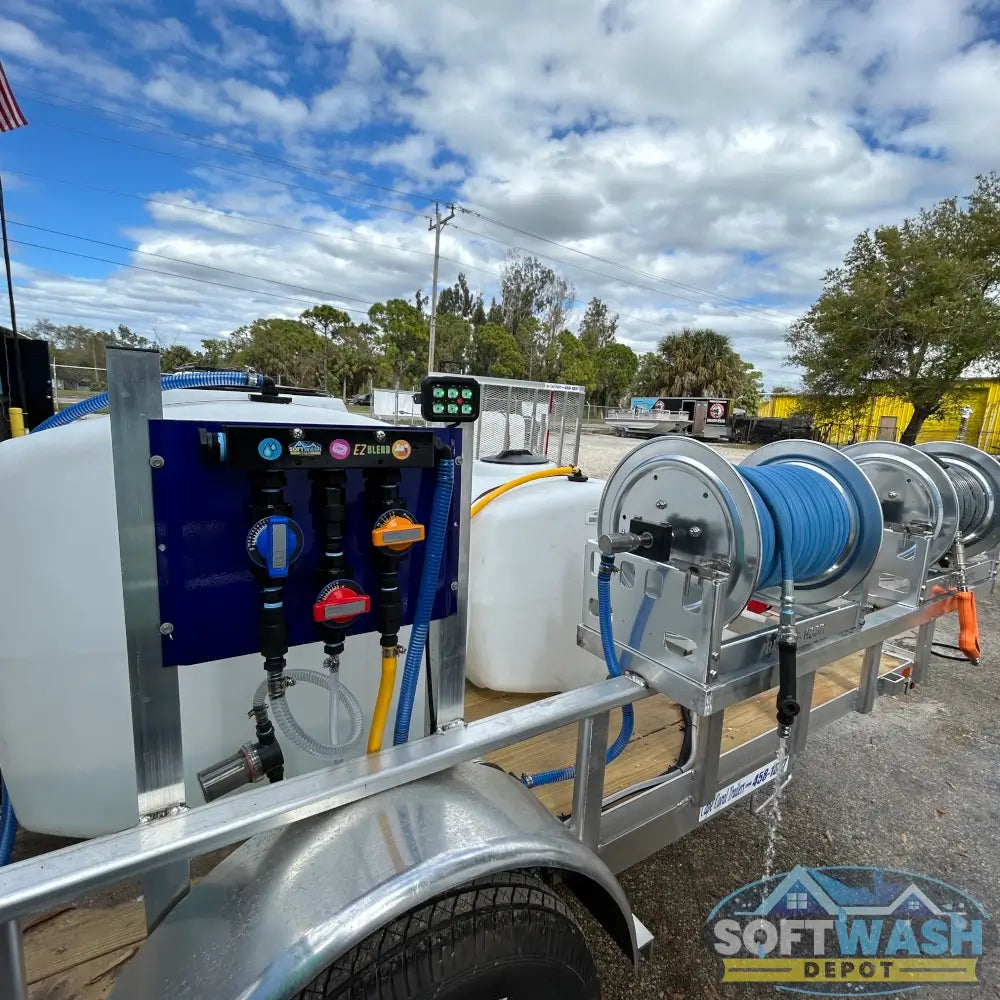 6' x 12' Soft Wash & Pressure Wash Aluminum Trailer Build w/ 8 GPM