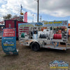 6' x 12' aluminum soft wash and pressure wash trailer build with 8 GPM system, fully equipped cleaning trailer with tanks, hose reel, and engine setup. - Soft Wash Depot