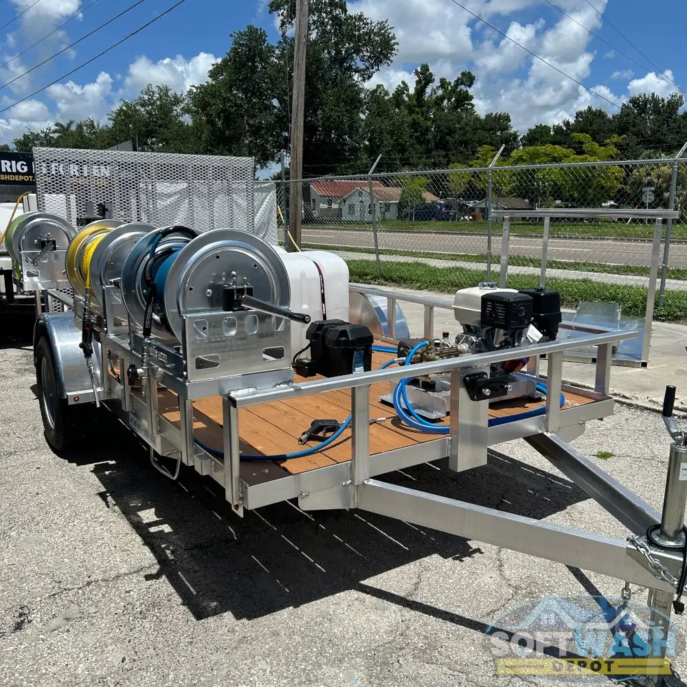 6' x 12' Soft Washing & Pressure Washing Trailer Build w/ 5.5gpm & 12v Soft Wash System