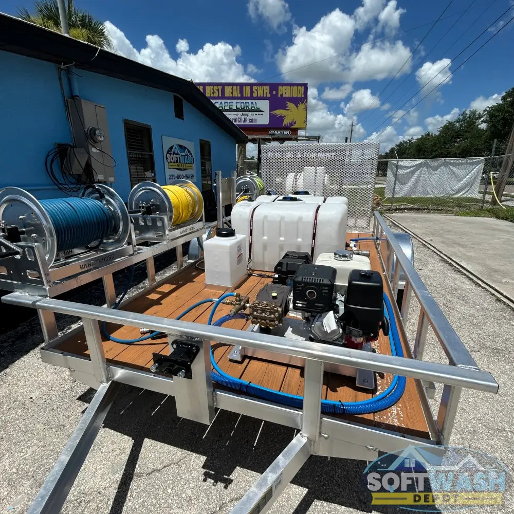 6' x 12' Soft Washing & Pressure Washing Trailer Build w/ 5.5gpm & 12v Soft Wash System