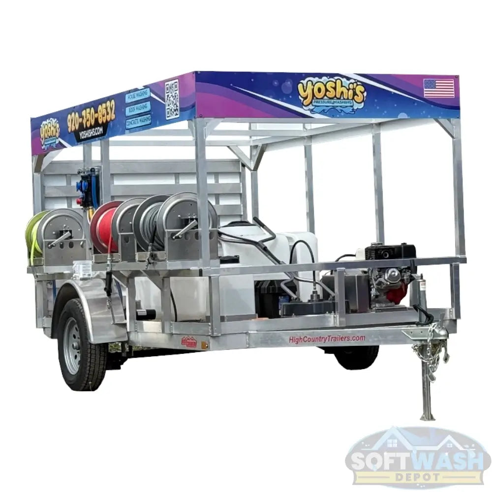 6' x 12' Soft Washing & Pressure Washing Trailer Build w/ 5.5gpm & 12v Soft Wash System
