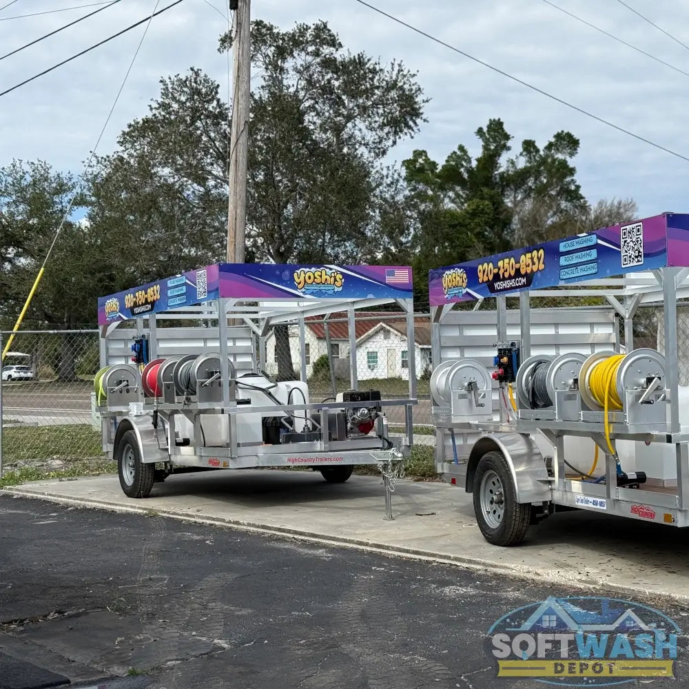 6' x 12' Soft Washing & Pressure Washing Trailer Build w/ 5.5gpm & 12v Soft Wash System