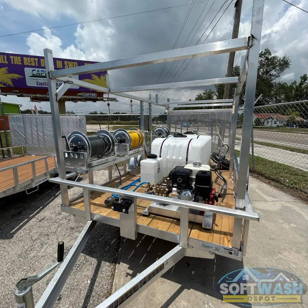 6' x 12' Soft Washing & Pressure Washing Trailer Build w/ 5.5gpm & 12v Soft Wash System