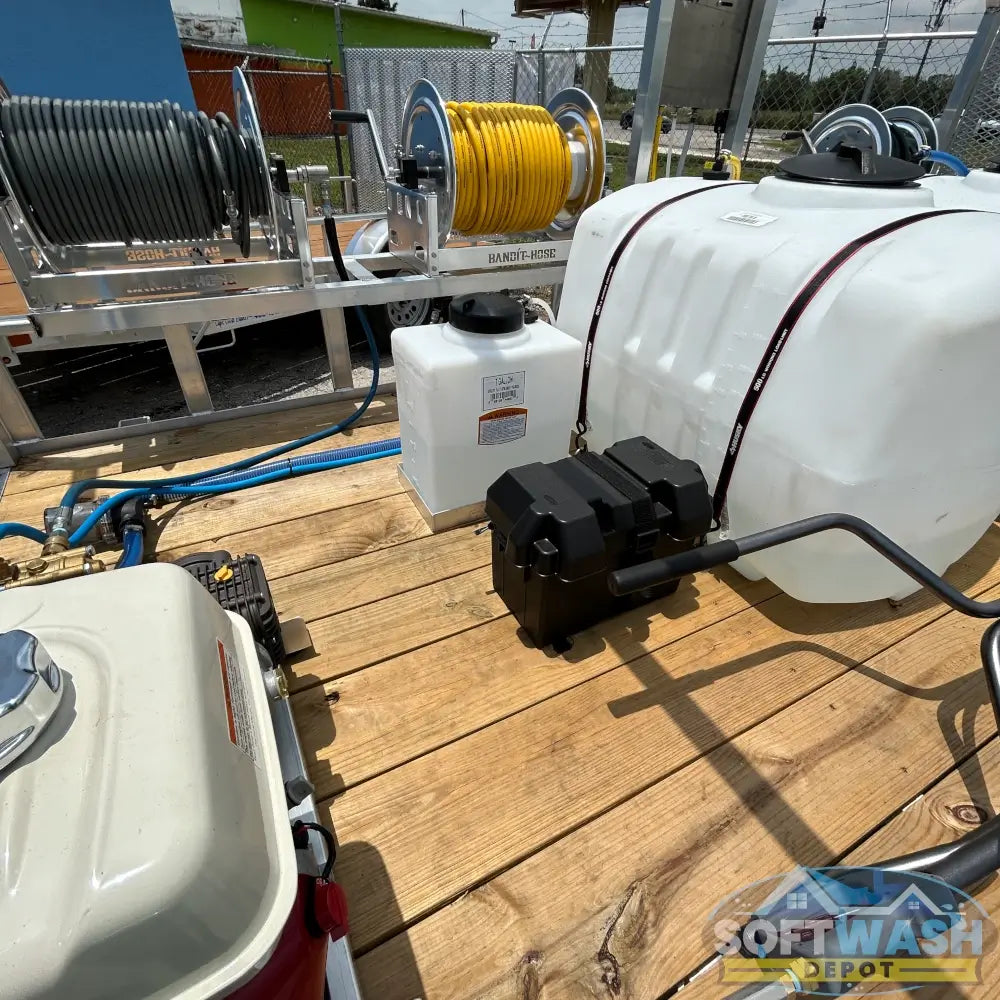 6' x 12' Soft Washing & Pressure Washing Trailer Build w/ 5.5gpm & 12v Soft Wash System