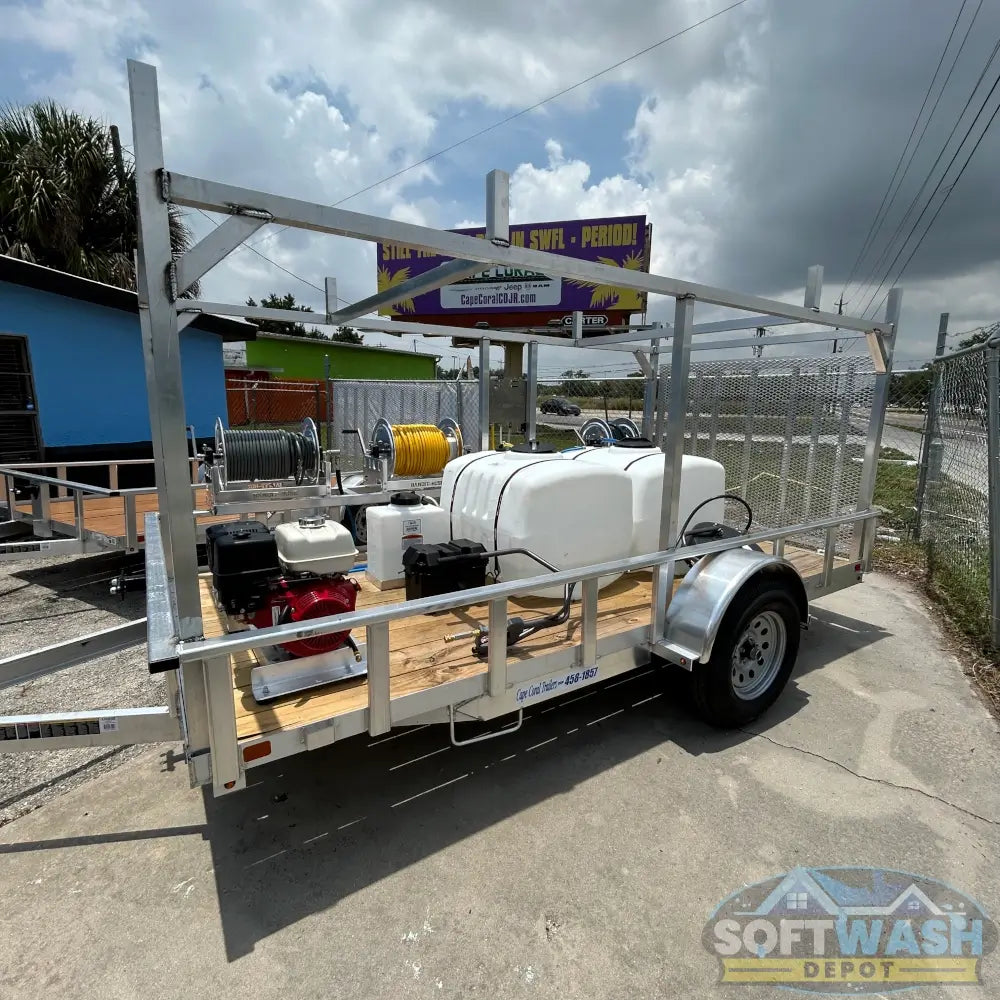 6' x 12' Soft Washing & Pressure Washing Trailer Build w/ 5.5gpm & 12v Soft Wash System