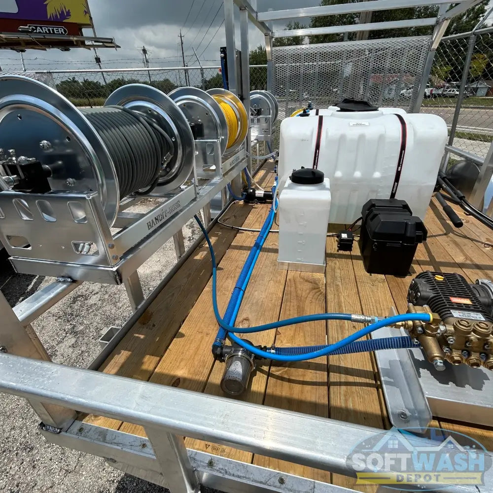 6' x 12' Soft Washing & Pressure Washing Trailer Build w/ 5.5gpm & 12v Soft Wash System