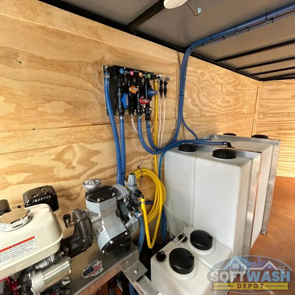 7' x 14' Tandem Axle Enclosed Drone Cleaning Trailer