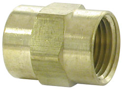 Brass Coupling (FPT x FPT) 1,000 PSI