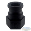 Banjo 3/4-inch FPT x 3/4-inch male camlock polypropylene Part A adapter for soft wash, pressure washing, and chemical transfer systems. - Soft Wash Depot