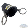 Banjo 3/4 inch Part D polypropylene female camlock x female NPT coupling with stainless steel cam arms and EPDM gasket. - Soft Wash Depot