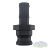 Banjo 3/4-inch male camlock x 3/4-inch hose barb polypropylene Part E adapter for soft wash, pressure washing, and chemical transfer systems. - Soft Wash Depot
