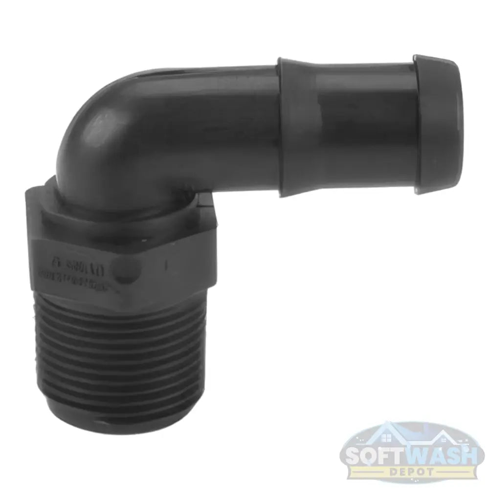 Banjo 3/4″ x 1/2″ Poly 90° Threaded Elbow | Schedule 80