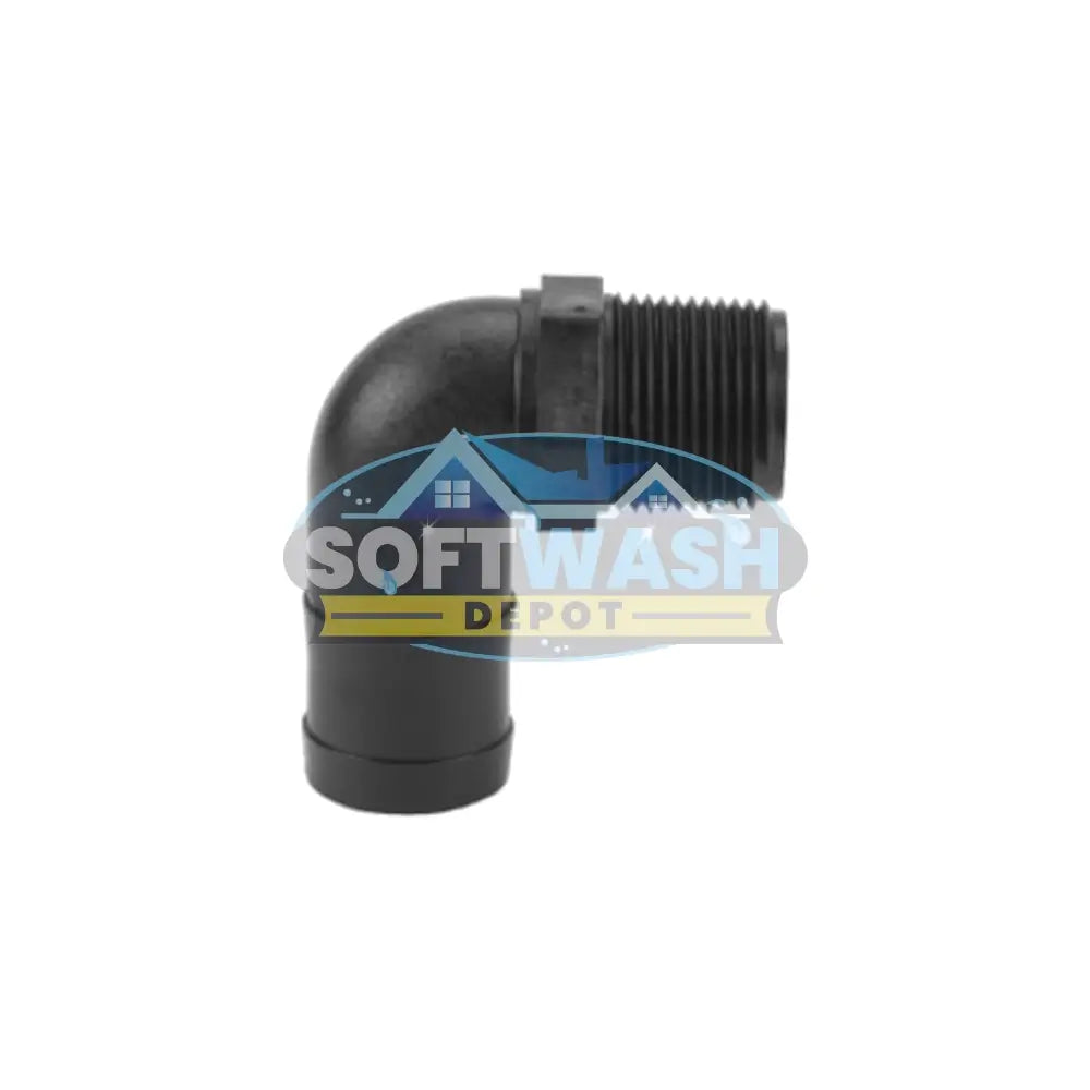 Banjo 1″ x 1-1/4″ Poly 90° Threaded HB Elbow