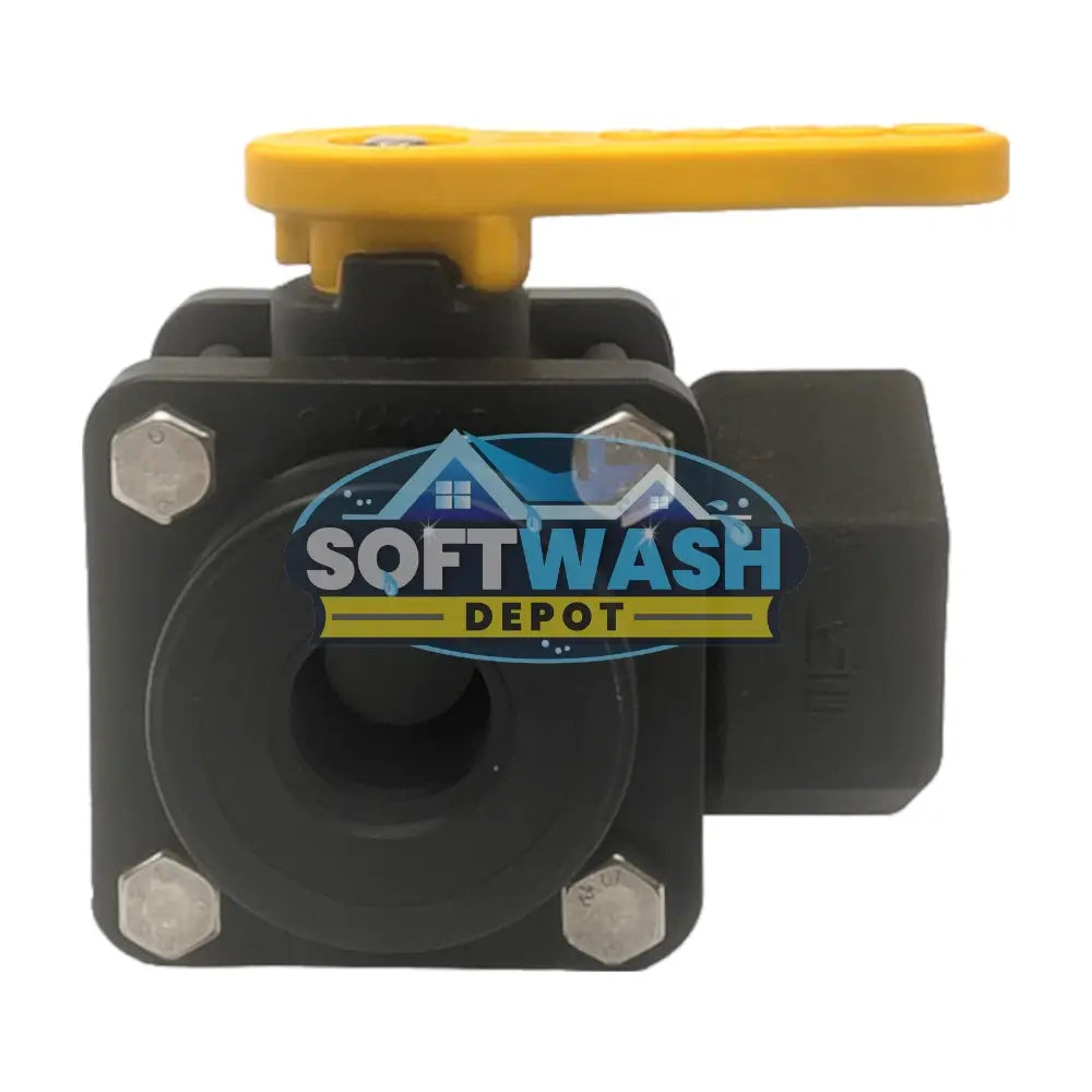 Banjo 3/4″ Threaded Full Port 3-Way Side Load Ball Valve