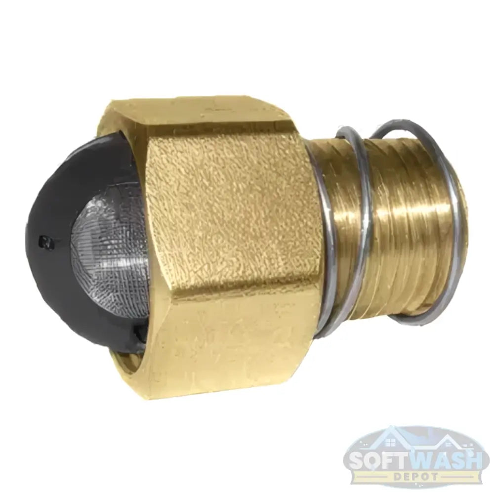 Brass Garden Hose Inlet 3/4" FGH X 1/2" Male NPT w/ Filter & Spring