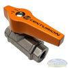 Centurion 3/8 inch high-pressure ball valve with extended EZ Turn handle, rated for 5,000 PSI and built for soft wash and pressure washing systems. - Soft Wash Depot