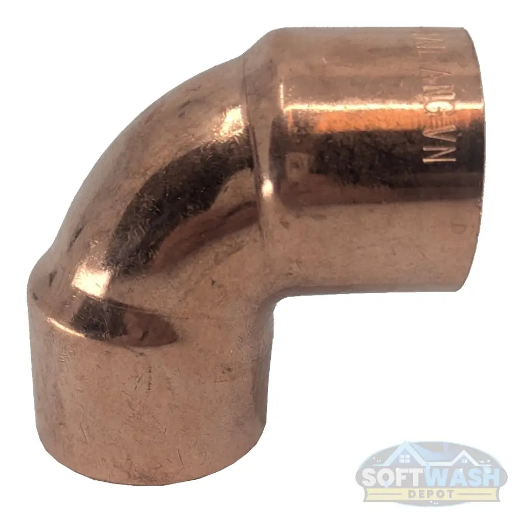 1-1/4" 90° Copper Exhaust Elbow for Honda GX630, GX690 & iGX800 Motors - high-temperature copper fitting designed for durability and corrosion resistance in small engine exhaust systems - Soft Wash Depot.