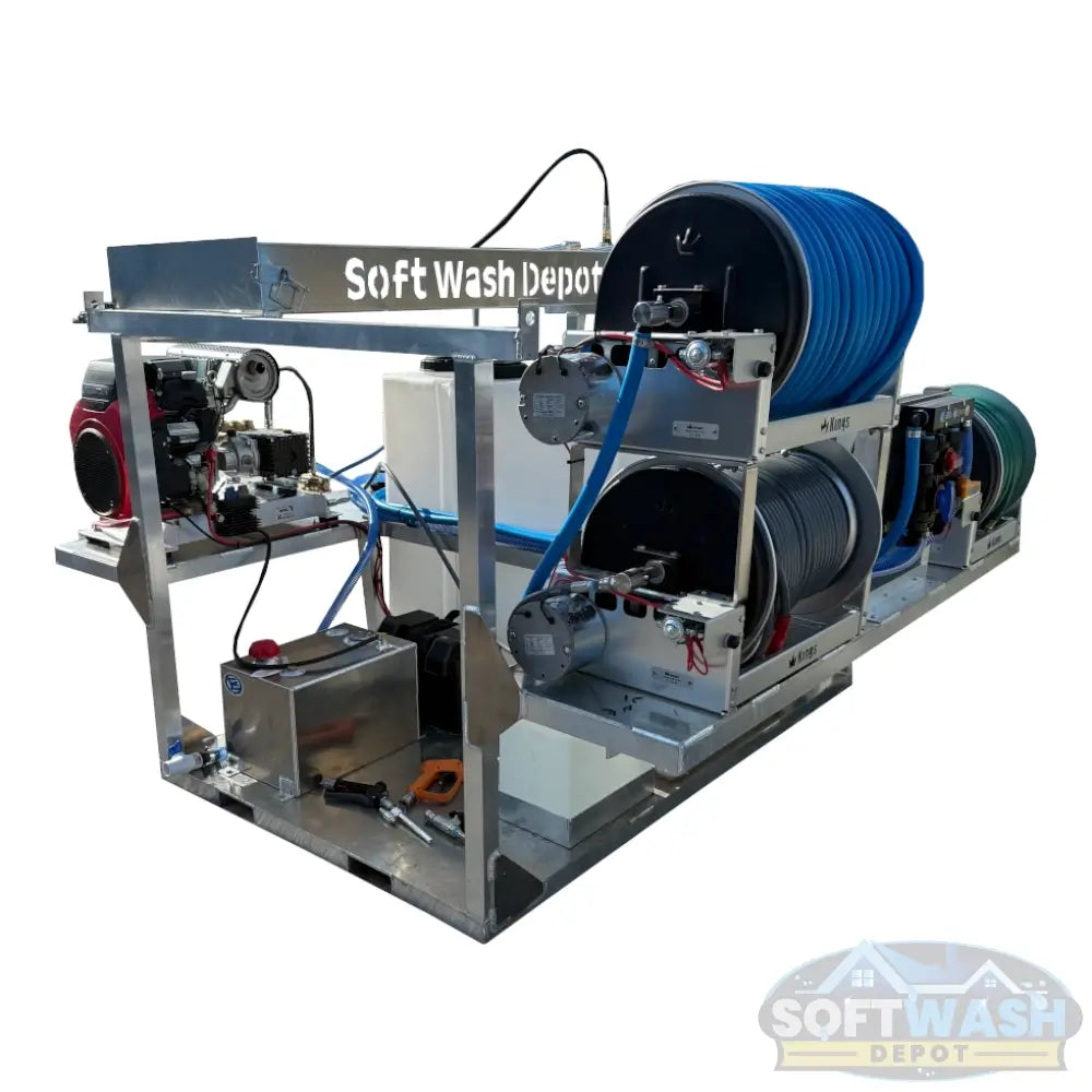 Custom Aluminum Pressure Washing & Soft Washing Skid