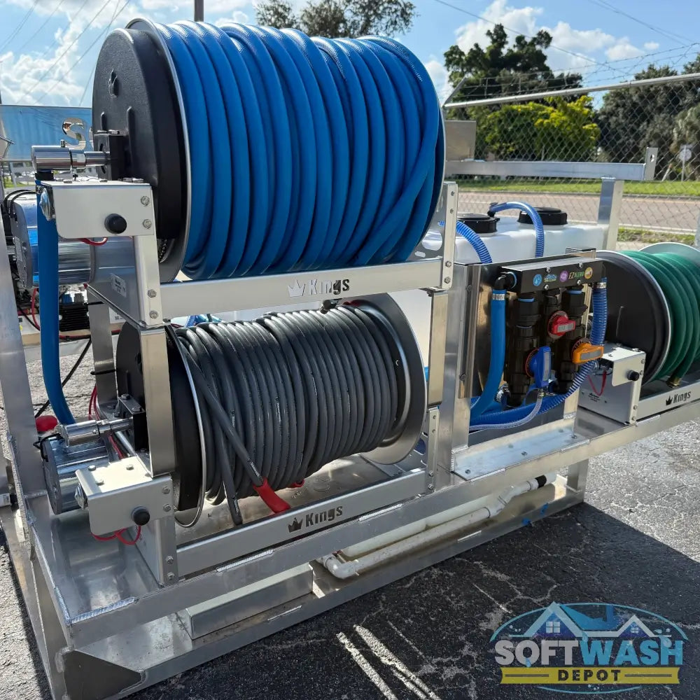 Custom Aluminum Pressure Washing & Soft Washing Skid