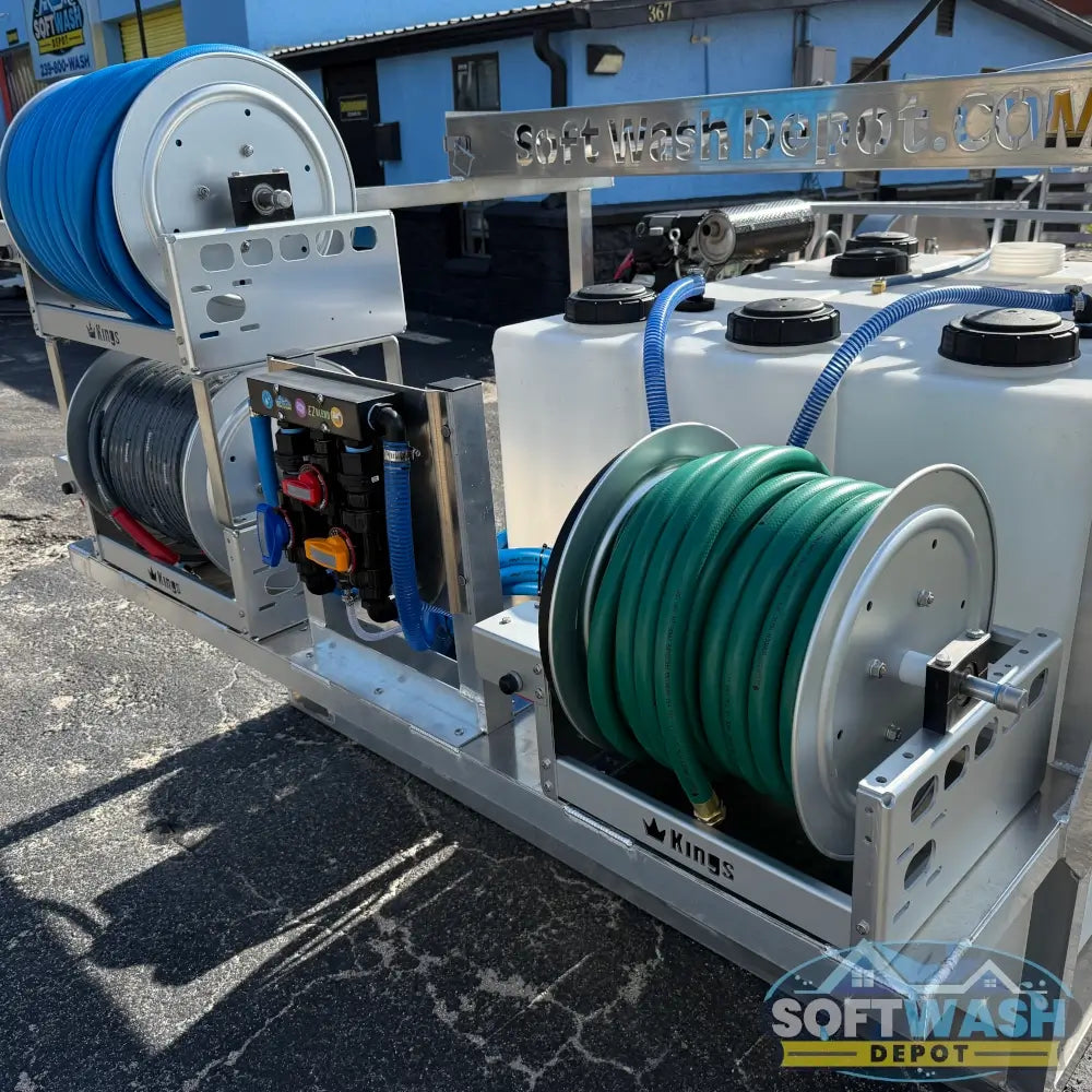 Custom Aluminum Pressure Washing & Soft Washing Skid