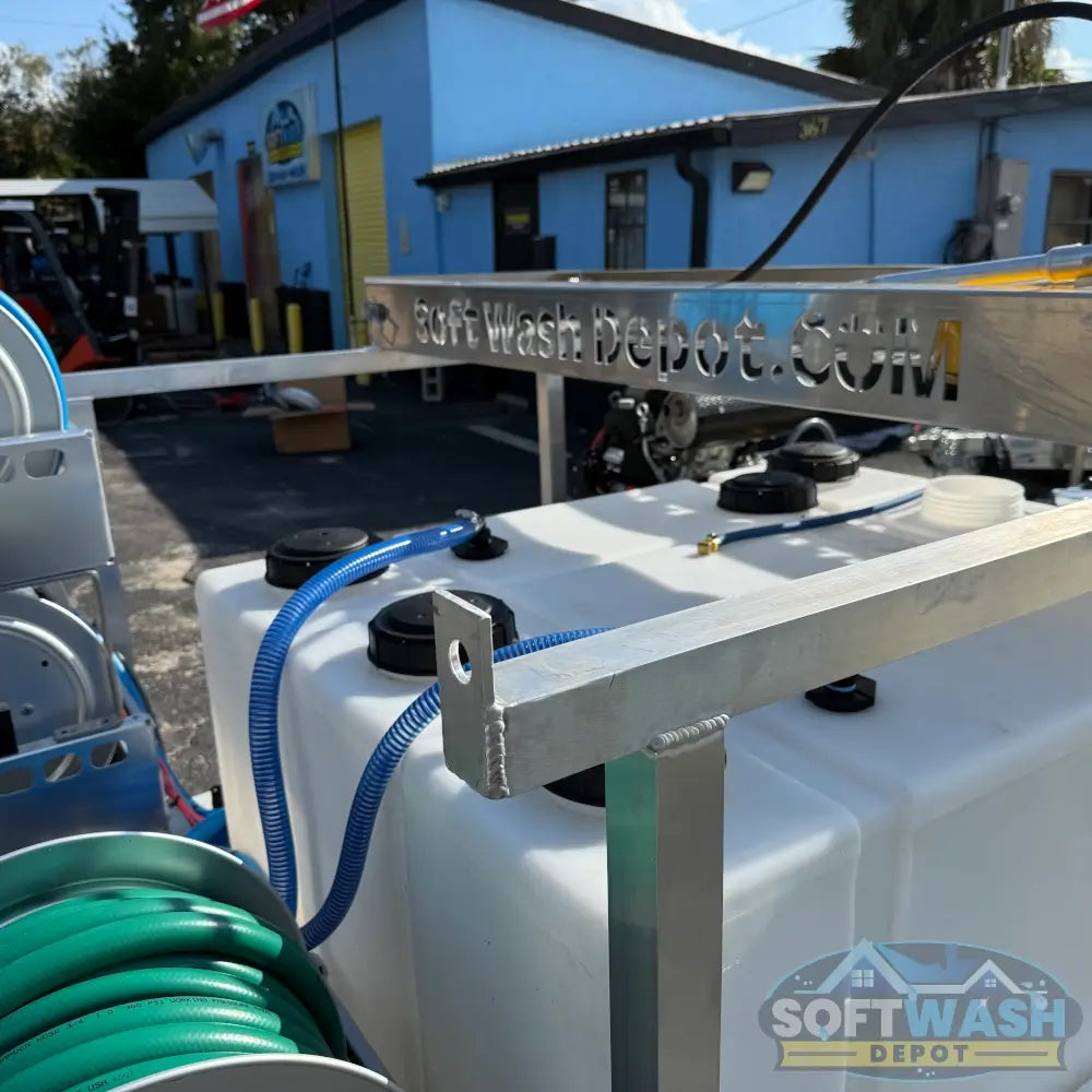 Custom Aluminum Pressure Washing & Soft Washing Skid