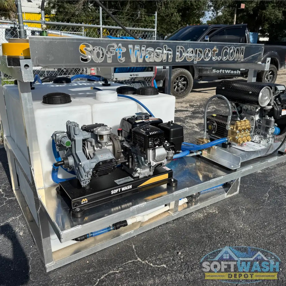 Custom Aluminum Pressure Washing & Soft Washing Skid