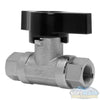 DN10 Ball Valve | Nickel Plated Brass Ball Valve | 3/8 In. NPT-F, 12.0 GPM, 5000 PSI