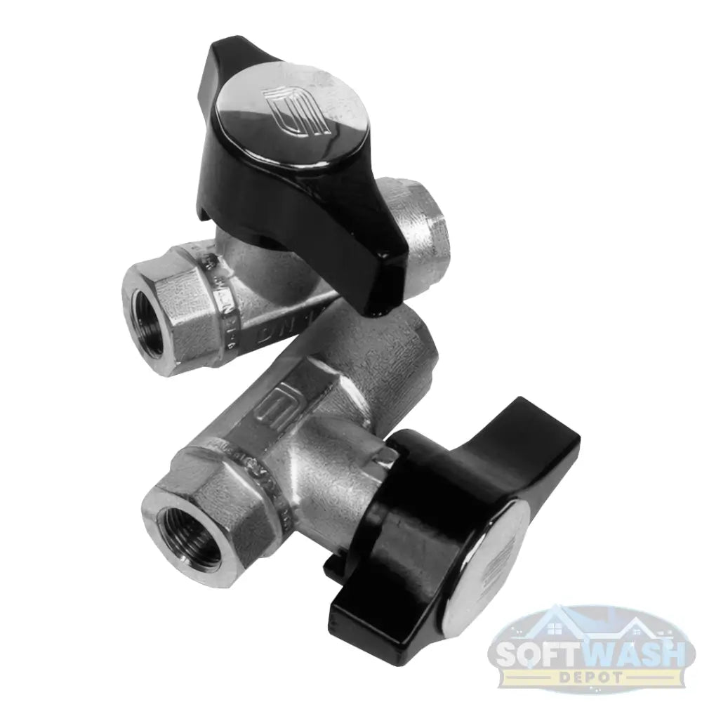 DN10 Ball Valve | Nickel Plated Brass Ball Valve | 3/8 In. NPT-F, 12.0 GPM, 5000 PSI