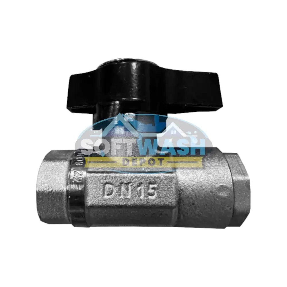 DN15 1/2" Nickel Plated Brass Ball Valve