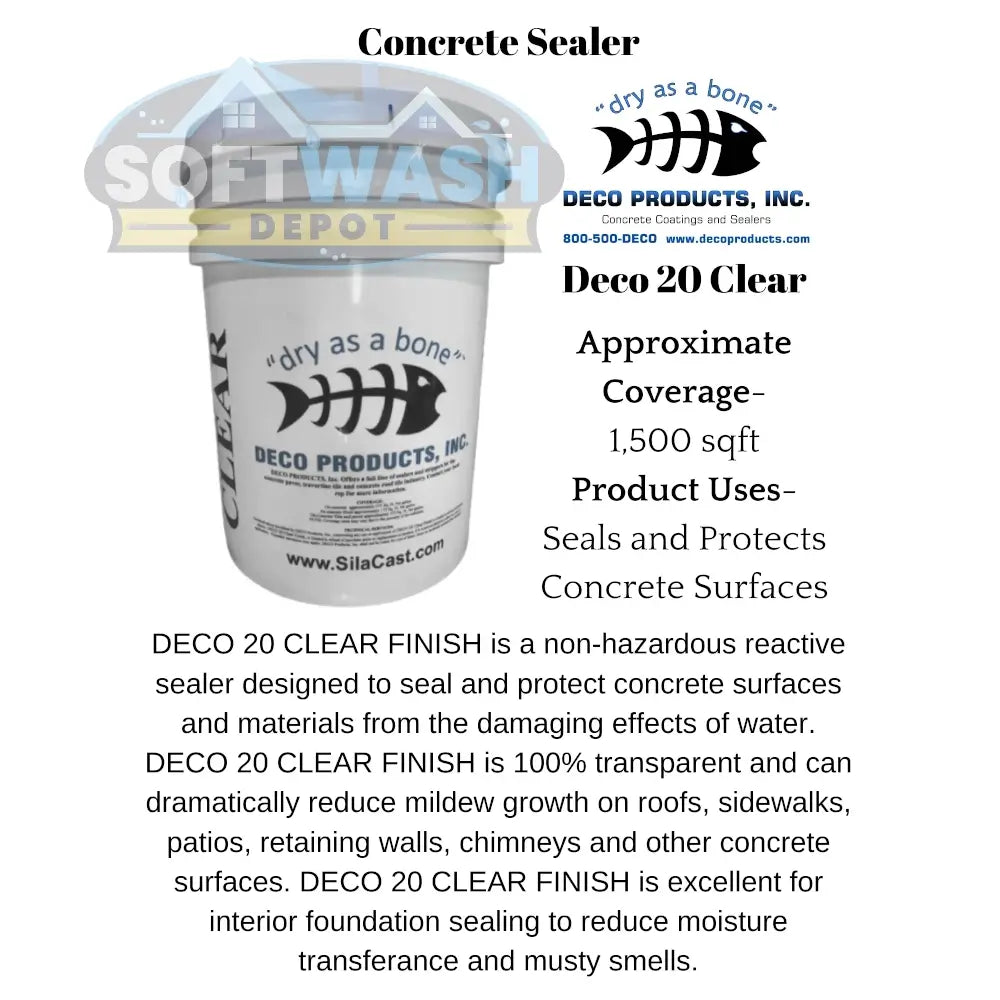 Deco 20 Clear | 5 Gallon Bucket