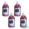 Dirt Vanish Knockout High-Foaming Off-Road Cleaner Case - four 1-gallon bottles of red liquid cleaner for trucks, ATVs, and off-road vehicles - Dirt-Vanish.com label, available at Soft Wash Depot.