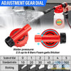 Garden Hose Foam Cannon Kit with 1000ml soap bottle, adjustable foam spray nozzle, hose connectors, wash mitt, towel, and car cleaning accessories. - Soft Wash Depot