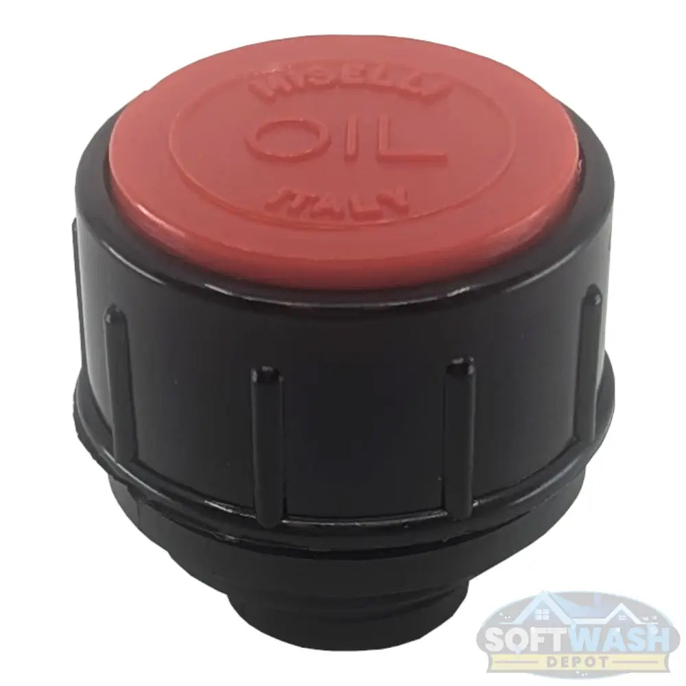 Gear box oil cap for PA / General Pump B-Series gearboxes including B-18, B-24, and B-31 models, replacement cap for pressure washer pump maintenance. - Soft Wash Depot
