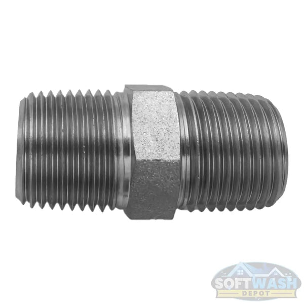 piping ICD6点セット Hex Nipple, Zinc-Plated Steel Pipe 1/4