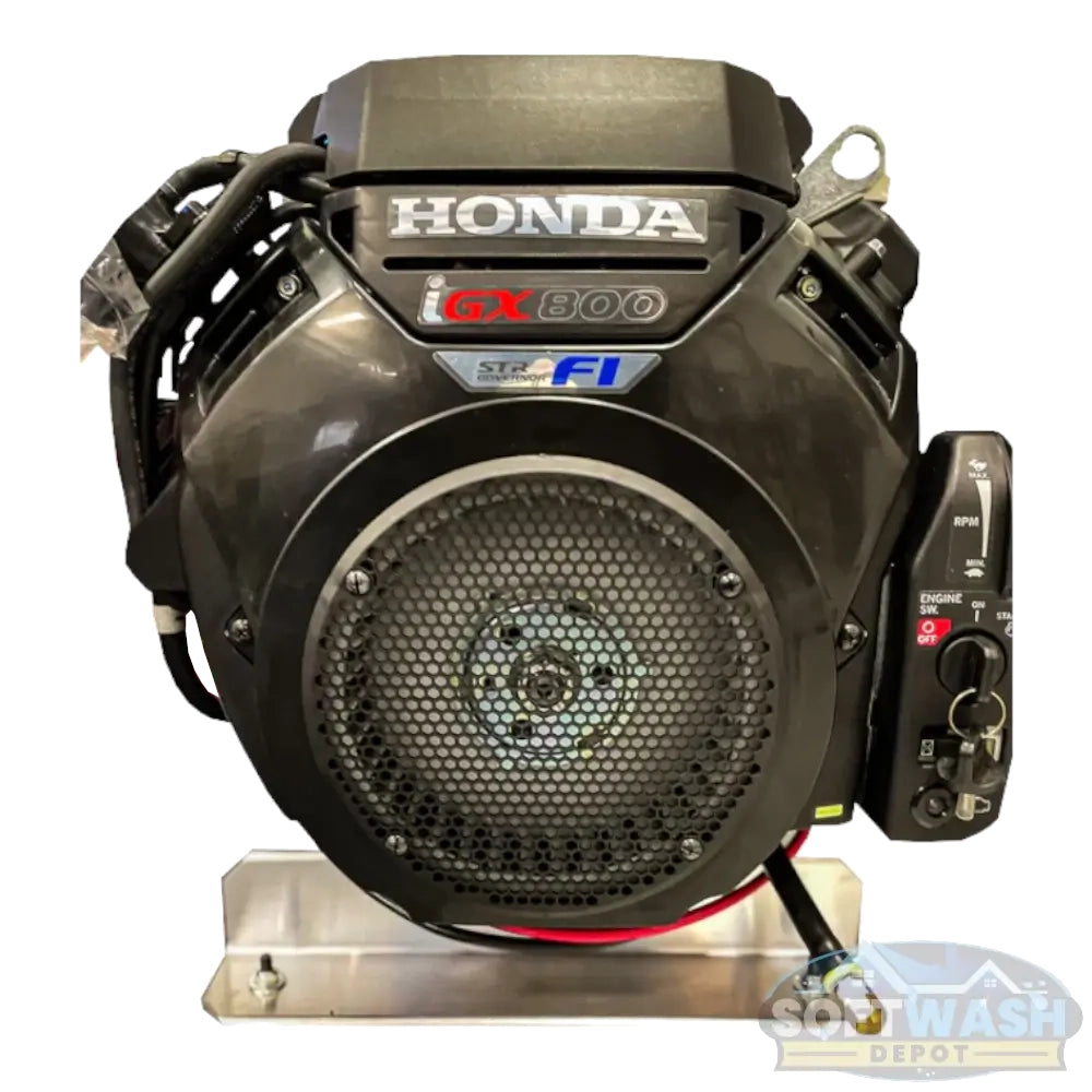 Honda iGX800 engine with gear drive and General Pump, 12 GPM 2500 PSI soft wash and pressure washer system for commercial and industrial cleaning applications. - Soft Wash Depot