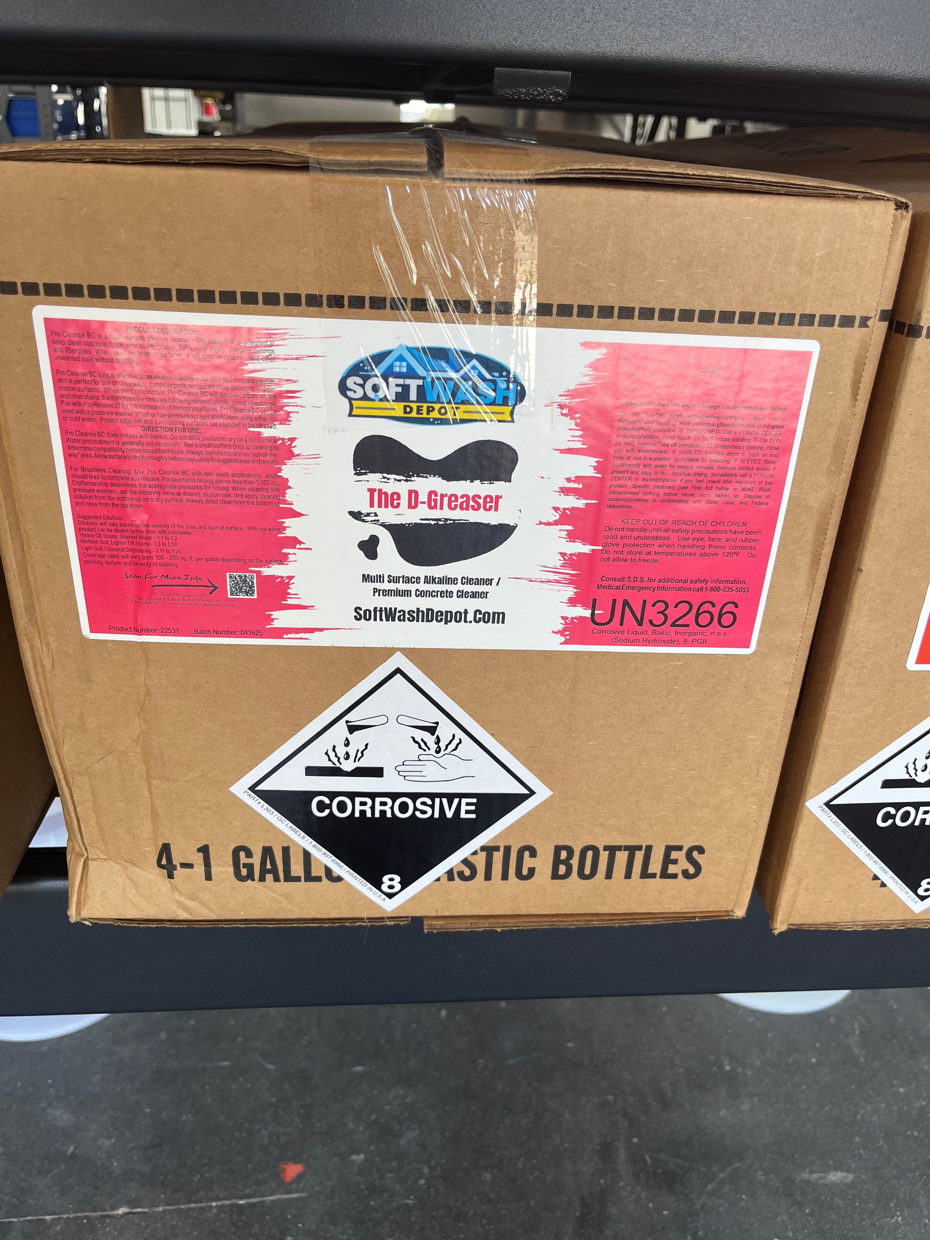 The D-Greaser Concrete Degreaser