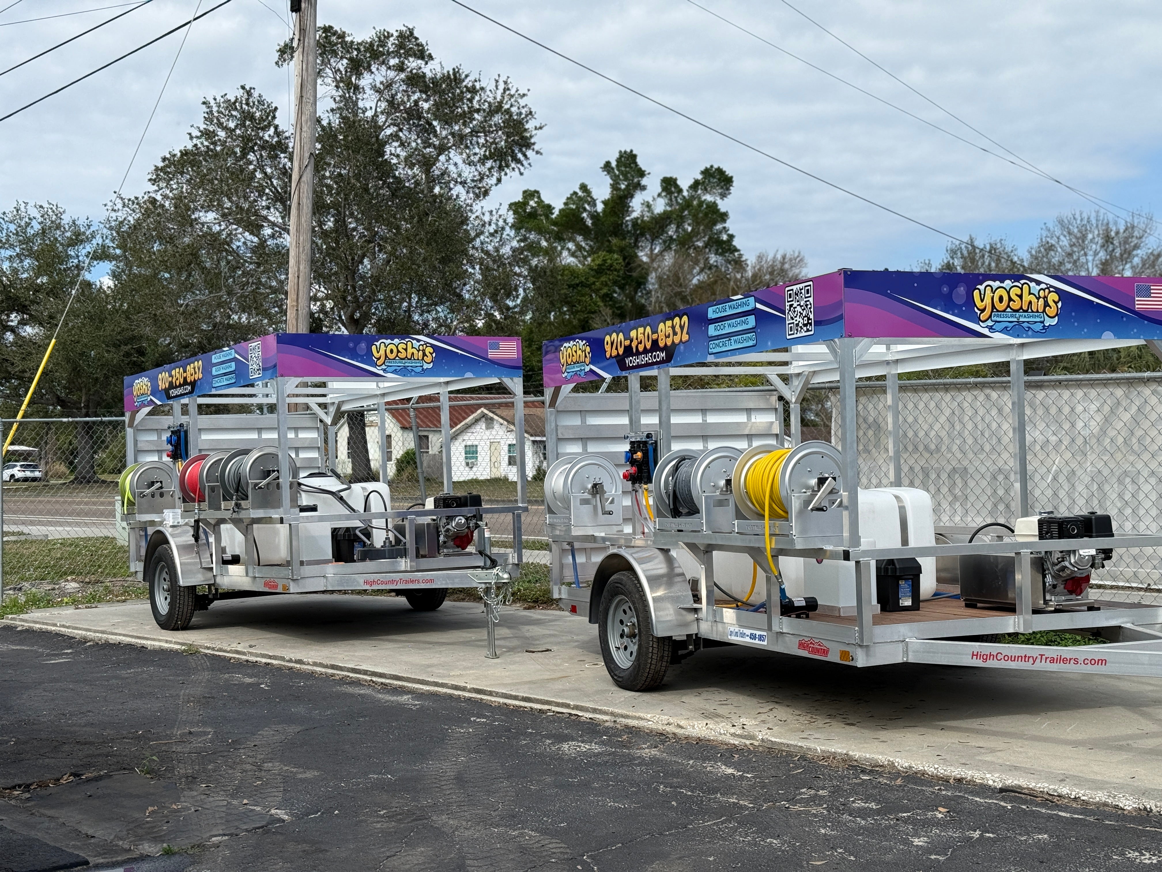 6' x 12' Soft Washing & Pressure Washing Trailer Build w/ 5.5gpm & 12v Soft Wash System