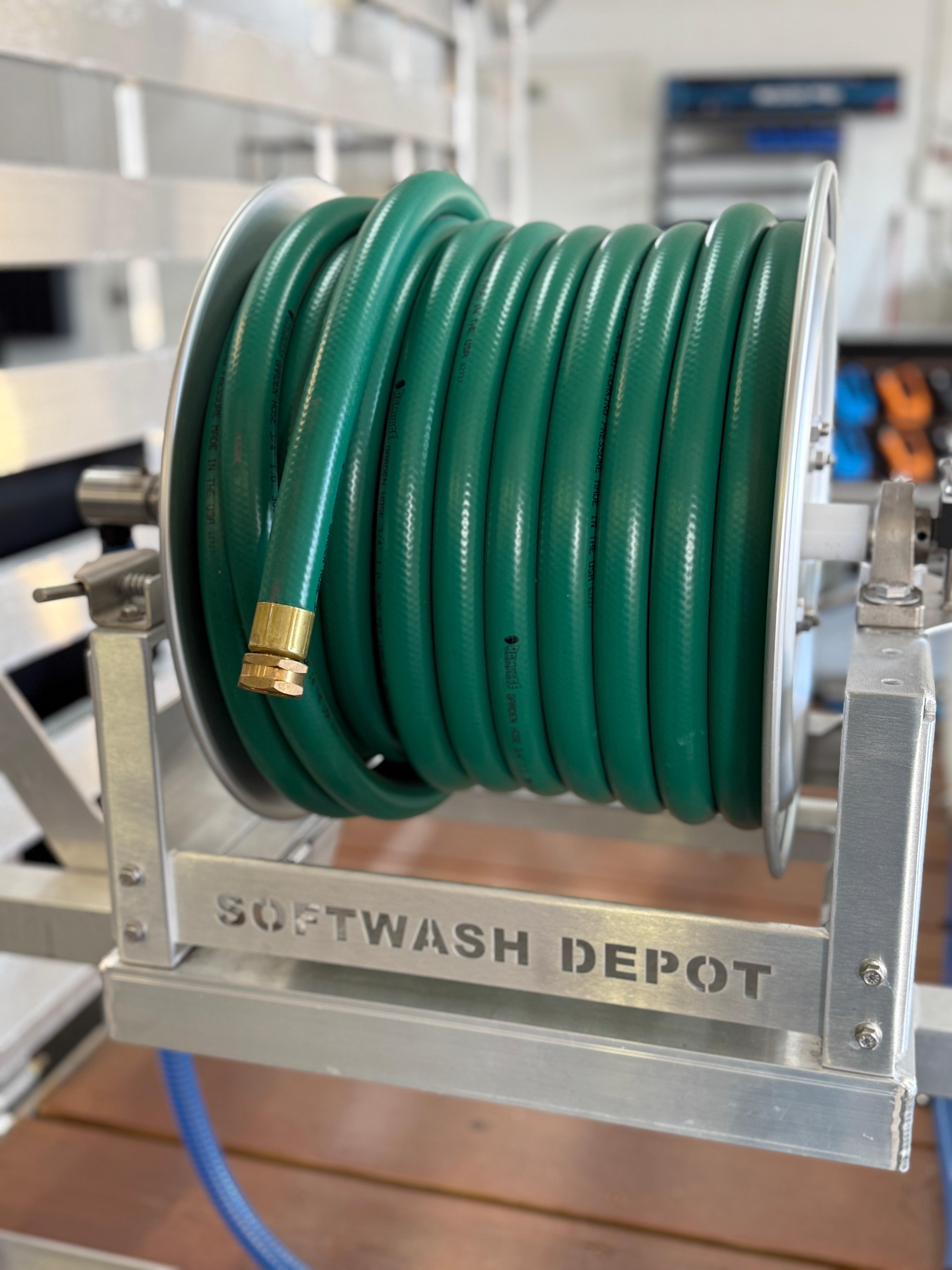 Rampage 3/4" Green Garden Hose w/ Brass Ends