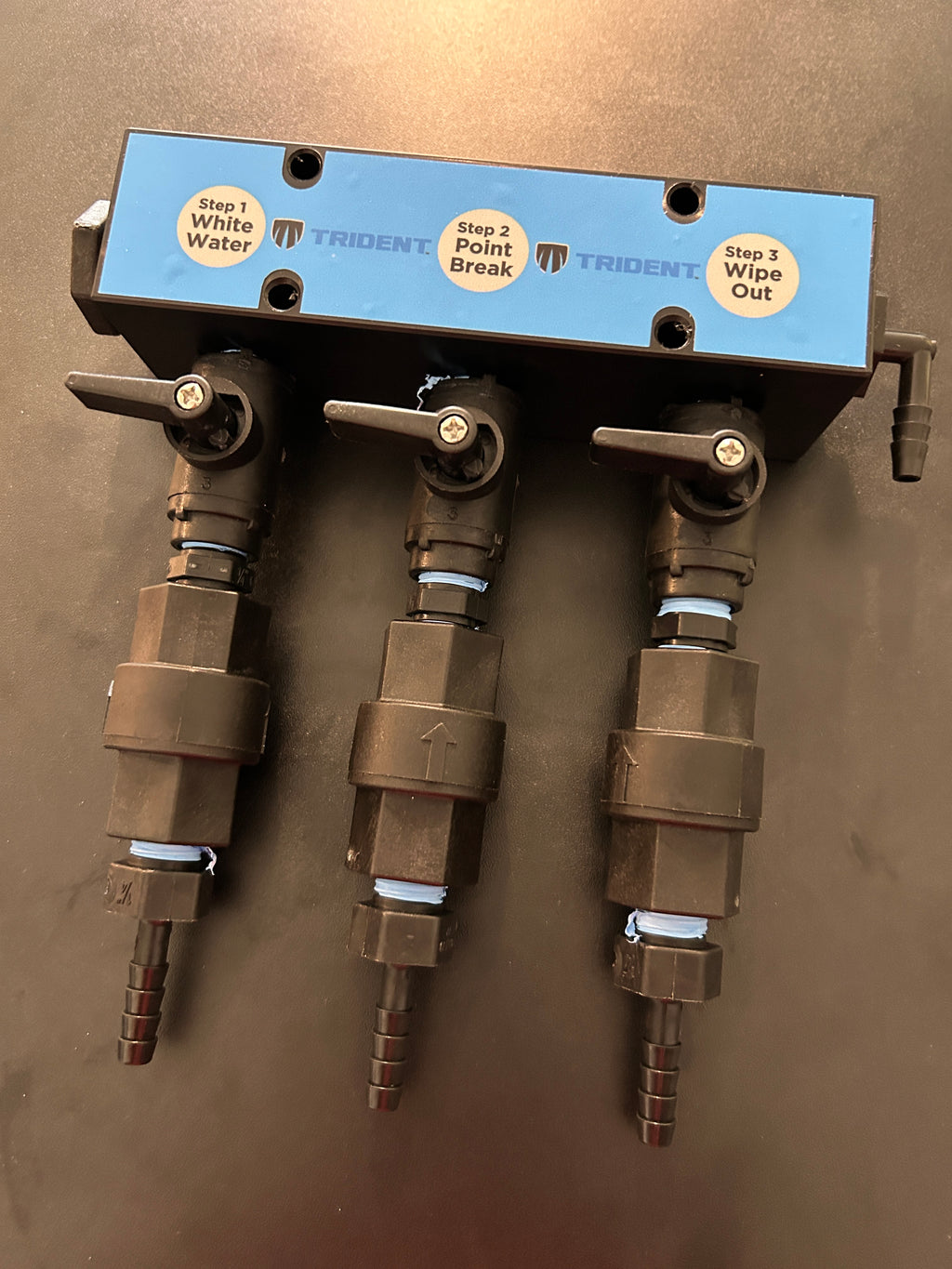 Trident Down Stream Injector 3 Port Manifold | Polypropylene Manifold