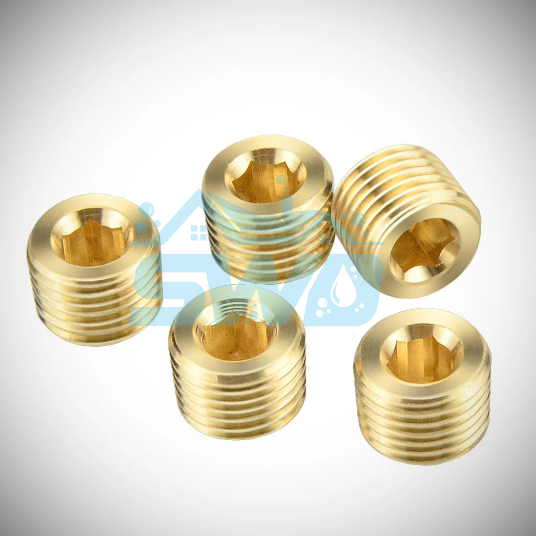 Brass Allen Head Plug – Available in 1/8