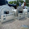 Kings Hose Reel 22in Aluminum Manual Hose Reel w/ SS 1/2" Manifold
