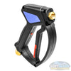 MTM Hydro SG28 Easy Hold pressure washer spray gun with ergonomic grip and reinforced shockproof body, 3/8" inlet and 1/4" outlet, rated up to 4000 PSI, 12 GPM, and 320°F for professional cleaning applications. - Soft Wash Depot